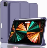 Apple iPad Pro 12.9 6. Nesil 5. Nesil Kılıf Pen Charge Kalem Bölmeli 2021-2022 - 1
