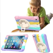 Apple iPad 6. Nesil 9.7" Kılıf Renkli Strap Zırh Case 2018 A1893 A1954 - 12