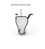 Cf Moto Nk 250 Far Koruma 2017 -2023 Şeffaf Pleksi Camlı (Cnc Kesim,Statik Boyalı)_Supermoto thumbnail 1