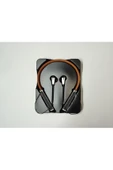 Subzero Siyah Renk Ep99 Boyun Askılı Siyah Deri Bluetooth Kulakiçi Kulaklık 50 Saat Müzik Dinleme - 1