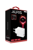 Auris 120W Usb Şarj Saliseli Ultra Hızlı Şarj Başlığı Adaptörü Anında Şarj thumbnail 1