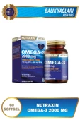 Nutraxin Omega 3 Balık Yağı - Omega 3 2000 Mg - EPA DHA GOED thumbnail 1