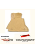 Audi A3 2020 Sonrası 3D Havuzlu Paspas Bej thumbnail 6