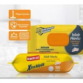 Koroplast Çok Amaçlı Islak Havlu Ferah Koku 100lü Kapaklı 12 Paket 1Koli - 1
