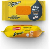 Koroplast Çok Amaçlı Islak Havlu Ferah Koku 100lü Kapaklı 12 Paket 1Koli - 2