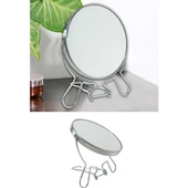 Çift Taraflı Büyüteçli Makyaj Aynası 5'' Masa Üstü Aynası Mavi - 11