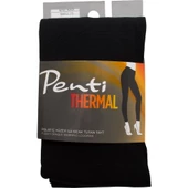 Polar İç Yüzeyli Sıcak Tutan Siyah Kadın Penti İçlik Tayt - 3