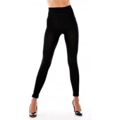 Polar İç Yüzeyli Sıcak Tutan Siyah Kadın Penti İçlik Tayt - 4