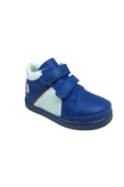 ÖZPINARCI Ortopedikal Bebe Erkek Çocuk Bot Saks Mavi Cırtlı % 100 Deri Ortopedik Anatomik - 2