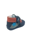 ÖZPINARCI Ortopedikal Erkek Çocuk Bot Lacivert Yıldızlı Tek Cırtlı Deri Ortopedik Anatomik - 4