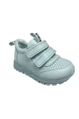 ÖZPINARCI Ortopedikal Bebe Kız Erkek Unisex Çocuk Spor Ayakkabı Beyaz Lazer Cırt Hakiki Deri Anatomik - 2