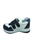 raduno Ortopedikal Bebe Erkek Çocuk Spor Ayakkabı 1 Lacivert-beyaz Cırtlı % 100 Deri Ortopedik - 3