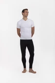OIL COMPANY Termal İçlik Üst Kısakol V Yaka Unisex PP Seamless II. Seviye OCP007 - 2