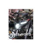 Bajaj Pulsar N 250  Far Koruma Demiri Şeffaf Pleksi Camlı (Cnc Kesim,Statik Boyalı)_Supermoto thumbnail 2
