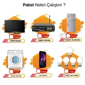 Güneş Enerjisi Bağ Evi Solar Paketi 5KVA İnverter 400W Güneş Paneli 100Ah Jel Akü - 2