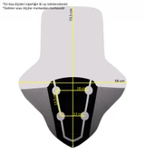 ABV Yamaha N-Max El Korumalı Şeffaf Tur Camı 73.5x58 cm (21-25) + Vida Takımı - 4