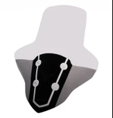 ABV Yamaha N-Max El Korumalı Şeffaf Tur Camı 73.5x58 cm (21-25) + Vida Takımı - 3