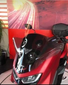 ABV Yamaha N-Max El Korumalı Şeffaf Tur Camı 73.5x58 cm (21-25) + Vida Takımı - 1