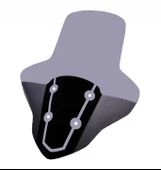 ABV Yamaha N-Max El Korumalı Füme Tur Camı 73.5x58 cm (21-25) + Vida Takımı - 3