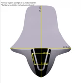 ABV Arora Zrx Volta Rm5 Rks Grace 202 El Korumalı Füme Tur Camı 75x67.5 cm + Vida Takımı - 5