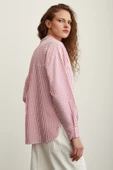 Çizgili Gömlek Pembe thumbnail 4