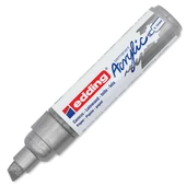 Edding 5000 Akrilik Boyama Markörü 5-10 mm Kesik Uç Gümüş - 5