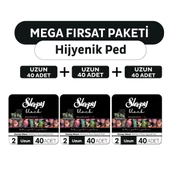 Sleepy Black Premium Plus Hijyenik Ped Mega Fırsat Paketi Uzun 120 Adet - 1