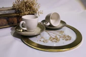 Türk Kahvesi, Espresso, Hediyelik 2 Li Kahve Fincanı- Doğum Günü, Sevgililer Günü Hediyesi Fincan Seti - 1