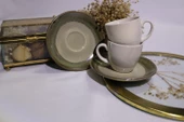 Türk Kahvesi, Espresso, Hediyelik 2 Li Kahve Fincanı- Doğum Günü, Sevgililer Günü Hediyesi Fincan Seti - 2