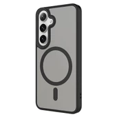 Galaxy S24 Plus Kılıf Sert PC Arka Yüzey Wireless Şarj Özellikli Flet Magsafe Kılıf thumbnail 12