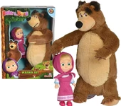 Maşa ile Koca Ayı - Masha and the Bear Masha Doll 12cm and Bear 25cm - 1
