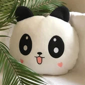 BUFFER® Kalpli Yanaklı Sevimli Panda Yastık - 2