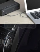 Diwu AUX Stereo 3.5mm Data Ses Örgü Kablo Beyaz - 6