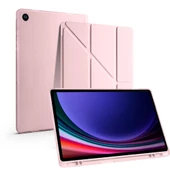 Samsung Galaxy Tab S6 Lite 2024 P620 P610 Kılıf Kalem Bölmeli Trifolding Case 13-15-17 - 7