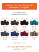 Louisiana Polo Kabin Boy 4 Teker Kumaş Valiz Mor 1081 thumbnail 7