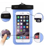 Motosiklet Su Geçirmez Telefon Kılıfı Şefaf Askılı Tüm Telefonlarla Uyumlu (Siyah)_Supermoto thumbnail 1