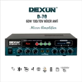 Dexun Trafolu Anfi D-70 60W 100V Hat  Usb Bt Sd - 1