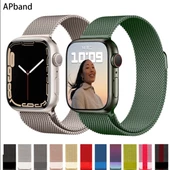 Apple Watch 44/45/46/49mm Kordon Milano Loop Metal Kordon 2/3/4/5/6/se/7/8/9/10/11/ultra - 1