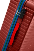 Louisiana Polo Orta Ve Kabin Boy 2'li Valiz Seti %100 Polikarbon Valiz 4x2 Teker Bordo 1088 - 5