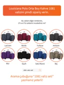 Louisiana Polo Orta Boy 4 Teker Kumaş Valiz Kahve 1081 - 8
