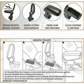 NİKEN Peugeot 308 kol dayama kolçak vidasız orta konsol 2007 / 2014 niken - 4