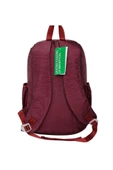 Benetton Okul Sırt Çantası Bordo 70016 - 4