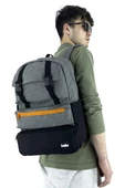 Trend Okul Sırt Çantası (Laptop Bölmeli) Antrasit- Siyah 1154 - 4
