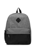 Lumberjack Okul Sırt Çantası (Laptop Bölmeli) Gri- Siyah 1153 - 1