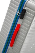 Louisiana Polo Büyük Boy %100 Polikarbon Valiz 4x2 Teker Gri 1088 thumbnail 4