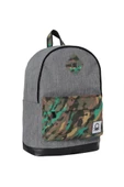 Benetton Okul Sırt Çantası Gri Kamuflaj thumbnail 2