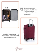 Kabin Boy 4 Teker Kumaş Valiz Bordo 1081 thumbnail 7