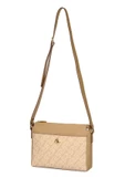 U.S. Polo Assn. Çapraz Askılı Kadın Çanta Bej Us23515 thumbnail 5