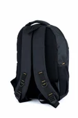 B.Y. Trend 3 Bölmeli Okul Sırt Çantası (Laptop Bölmeli) Siyah-Turuncu 2121 - 3
