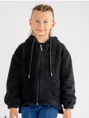 GALA kapüşonlu fermuarlı peluş çocuk sweat - 2